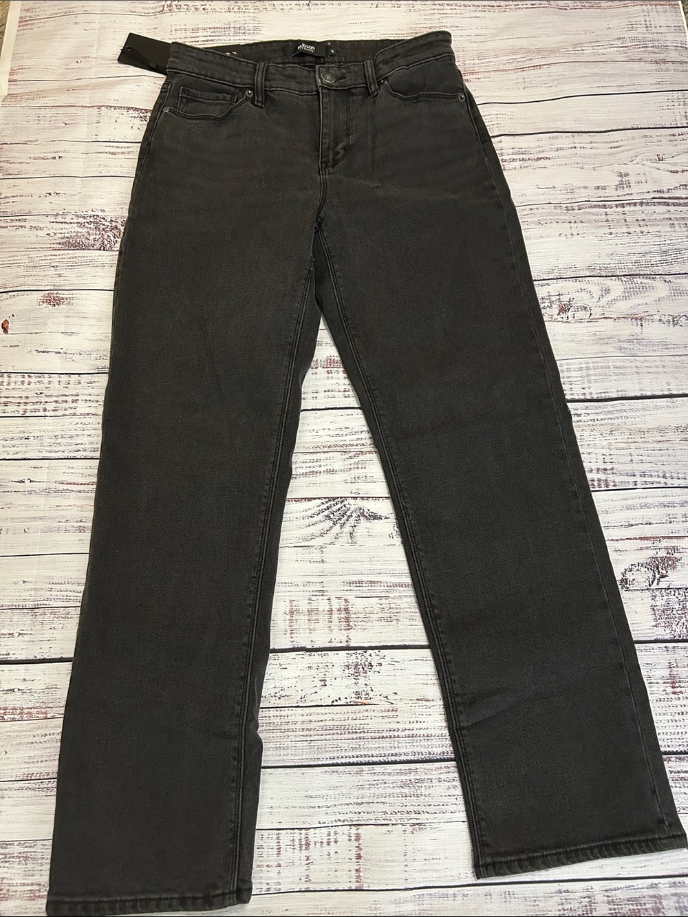 Hudson Jeans Women's Straight-Leg in Washed Black